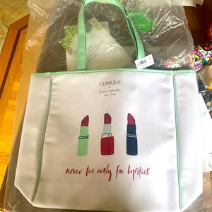 NWT Exclusive Clinique x Kate Spade Tote Bag